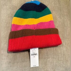 NWT / Gap Kids Holiday Stripe Hat - S/M